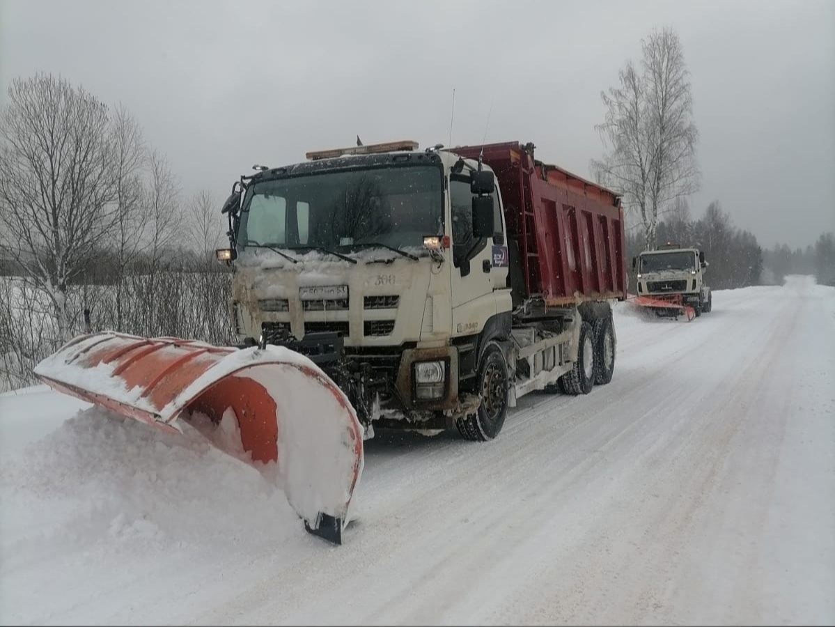 Дорожники Новгородской области работают в усиленном режиме